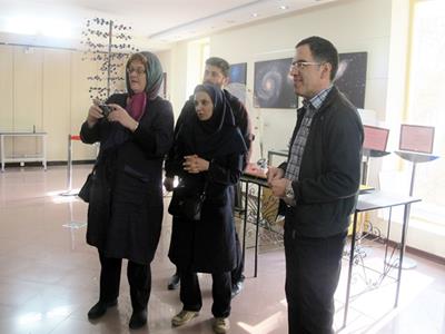 حضور مشاور بین الملل امور موزه ها در مرکز علوم و ستاره شناسی تهران