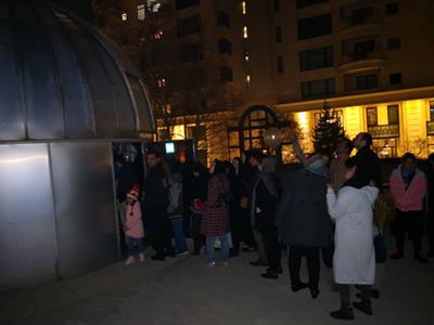 رصد آسمان شب و اجرام آسمانی در مرکز علوم و ستاره شناسی تهران
