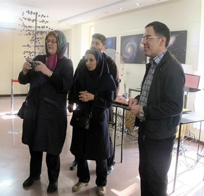 حضور مشاور بین الملل امور موزه ها در مرکز علوم و ستاره شناسی تهران