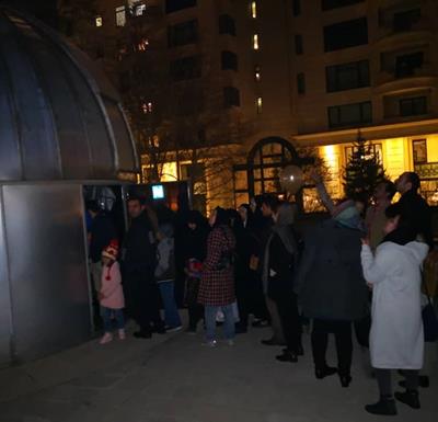 رصد آسمان شب و اجرام آسمانی در مرکز علوم و ستاره شناسی تهران