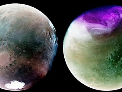 تصویر فرابنفش MAVEN  از مریخ