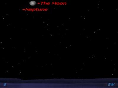 مقارنۀ ماه و نپتون