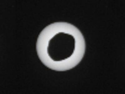 کاوشگر بهرام ناسا خورشید گرفتگی توسط فوبوس بر روی بهرام را رصد نمود