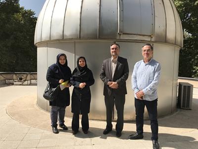 بازدید معاون محترم توسعه منابع انسانی منطقه از مرکز علوم و ستاره شناسی تهران