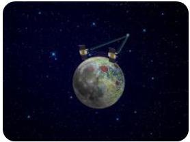 فضا پیمای GRAIL- A تا ماه، 24 ساعت فاصله دارد
