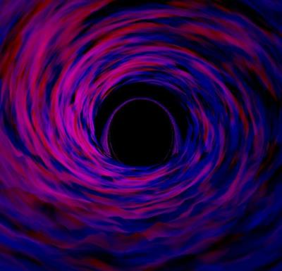 درخشش دیسک تجمع سیاهچاله در شبیه سازی جدید:
