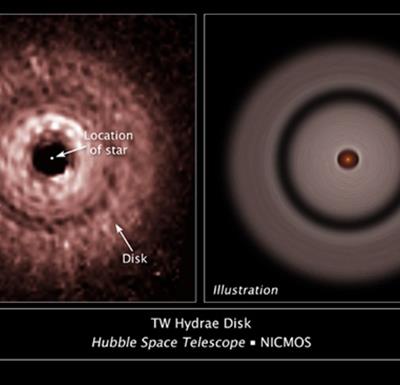 تلسکوپ هابل ناسا پرده از شواهد دورترین تشکیل سیاره از ستاره اش بر می دارد