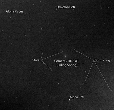 کاوشگر فرصت ناسا دنباله داری را در نزدیکی بهرام مشاهده نمود