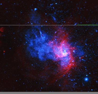 کشف بازمانده های نادر از یک انفجار در مرکز کهکشان راه شیری   